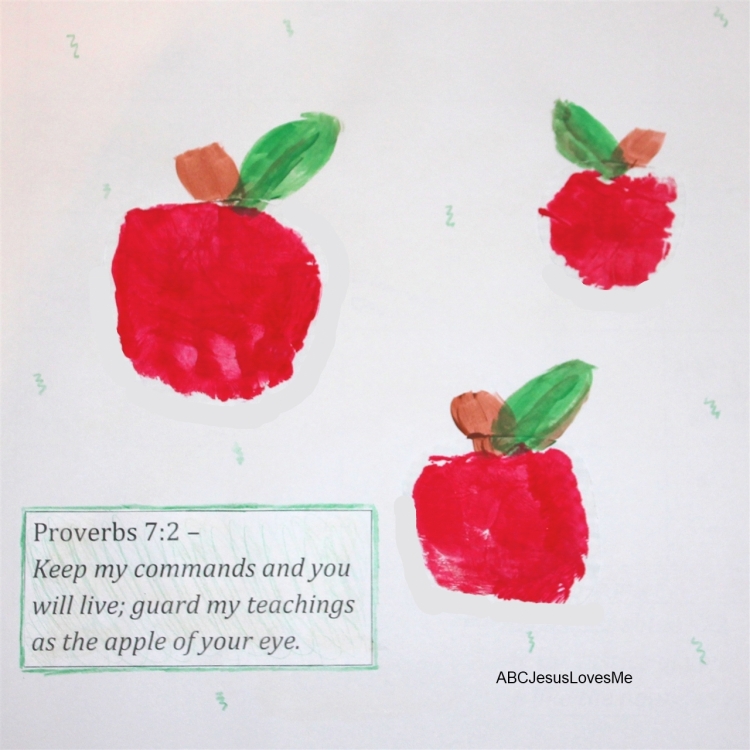 Handprint Footprint Calendar ABC Jesus Loves Me